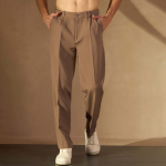 Men Brown woven Trousers