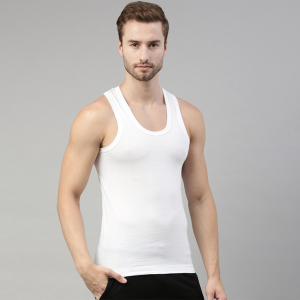 Men Solid Regular Vest