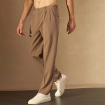 Men Brown woven Trousers