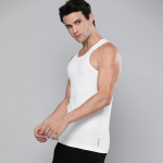 Men Solid Scoop Neck Sleeveless Pure Cotton Classic Vest