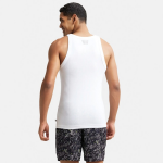 Combed Cotton Rib Square Neck Gym Vest